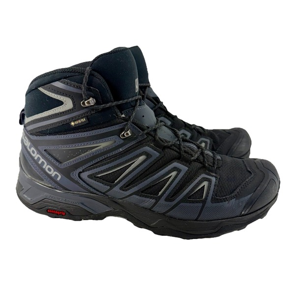 Salomon X Ultra 3 Mid GTX Gore-Tex Men's size 12 Black Waterproof Hiking Boots - Picture 5 of 13